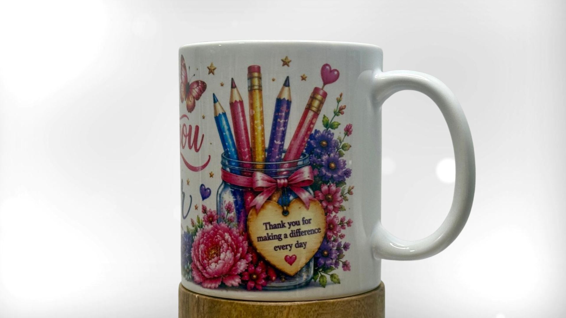 11oz Thank You Teacher Mug | End of Term Teacher Gift | Teacher Appreciation Coffee Mug | Leavers Present