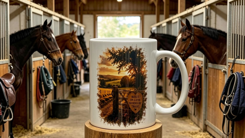 Just a Girl and Her Horse Mug | Horse Lover Gift | Equestrian Mug | Horse Rider Coffee Cup