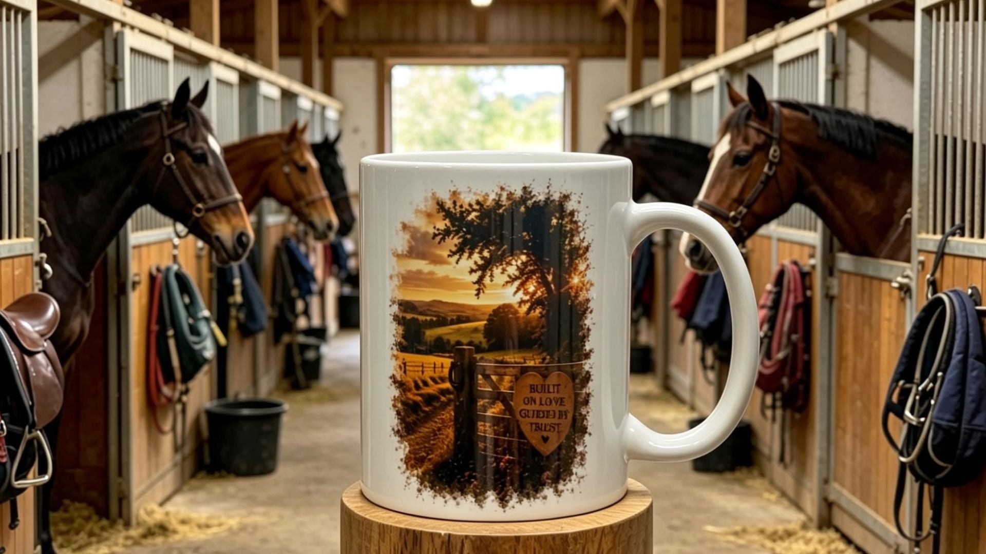 Just a Girl and Her Horse Mug | Horse Lover Gift | Equestrian Mug | Horse Rider Coffee Cup