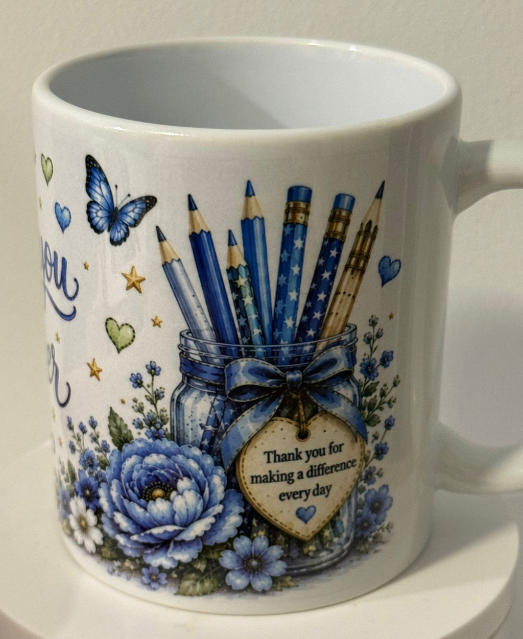 11oz Thank You Teacher Mug | End of Term Teacher Gift | Teacher Appreciation Coffee Mug | Leavers Present