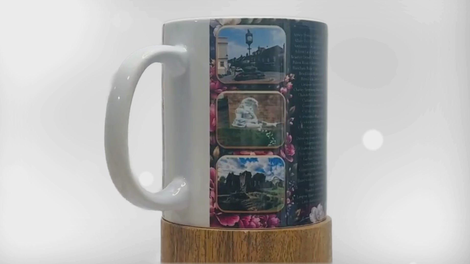 Bishop's Waltham Illustrated Mug 11oz | Historic Hampshire Landmarks, Road Names & Town Keepsake Gift