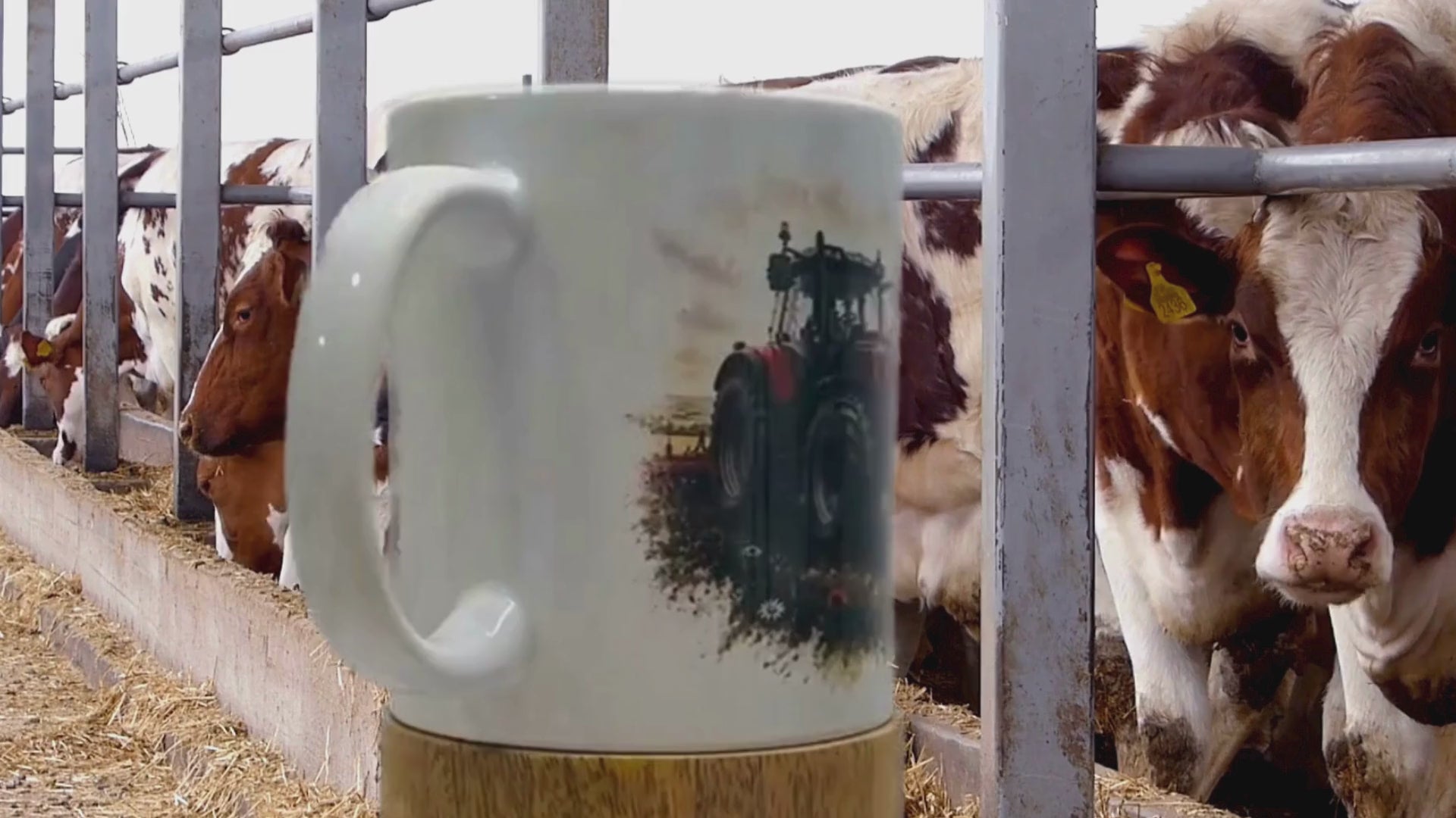 Support British Farming Mug | Our Farms Our Food Our Future Mug | British Farmer Gift | Tractor Coffee Cup